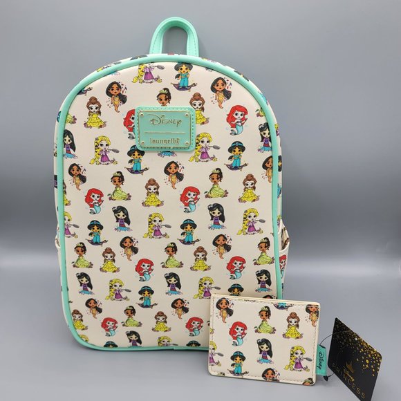 Loungefly Handbags - Loungefly Disney Princess Young Mini Backpack And Cardholder Set